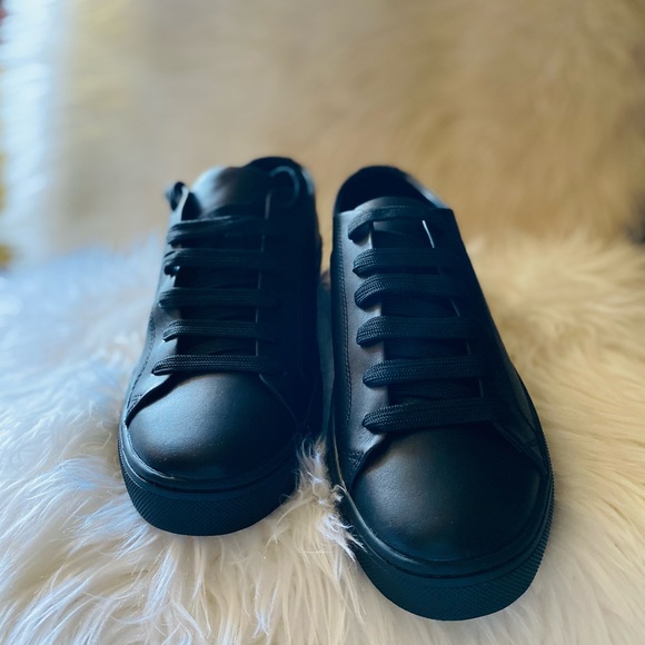 Versace Leather Logo Sneakers with Authentication Card - Picture 2 of 9